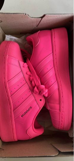 Adidas pink women’s superstar shoes