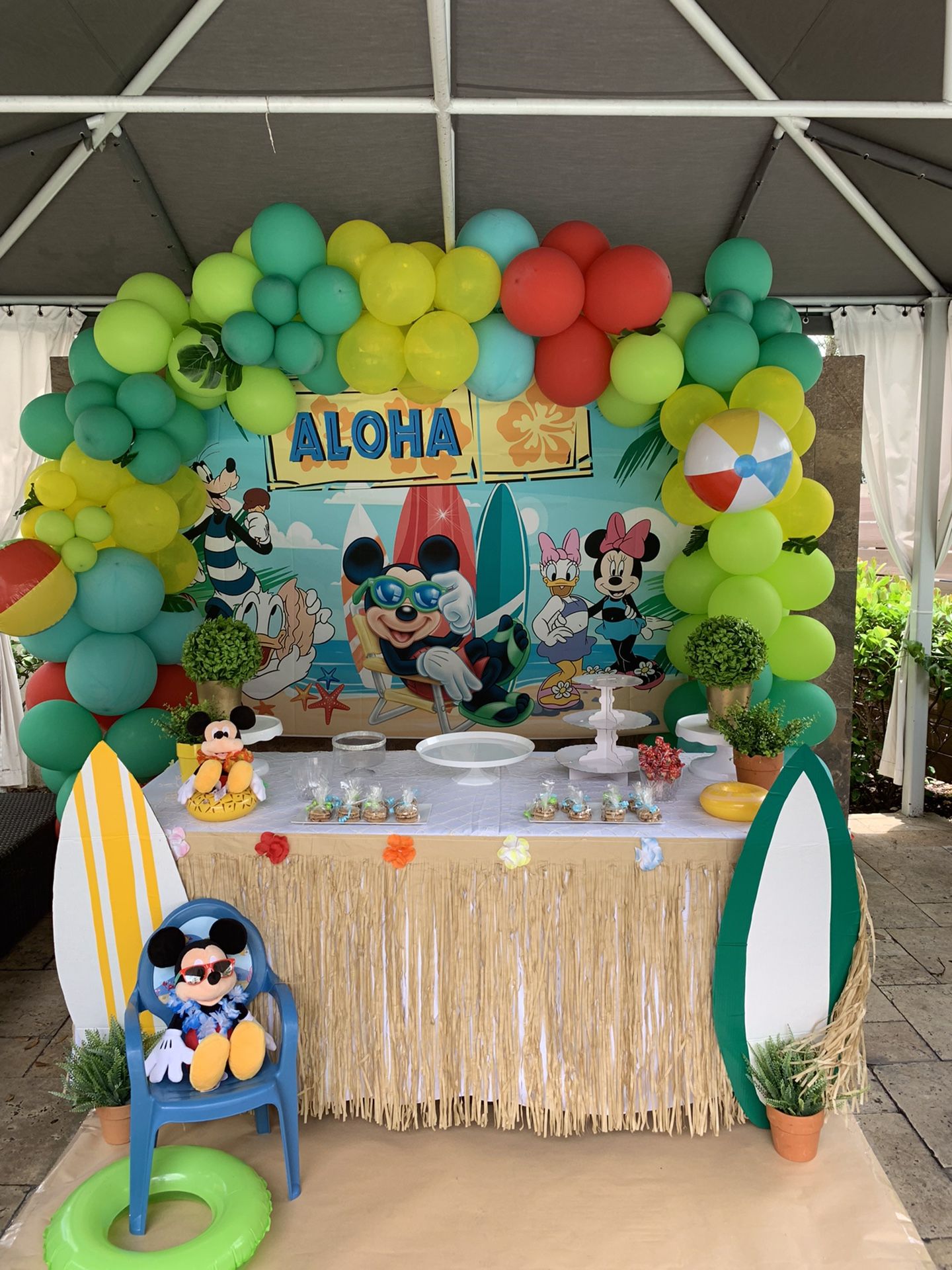 organic balloon arch /Baby Shower-birthday -party-decoration