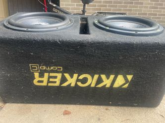Subwoofer box w/ 12” subs