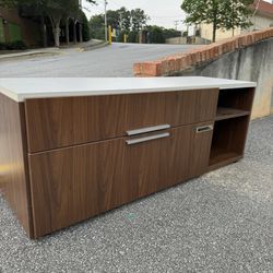 Solid Wood Storage Cabinet Office File Credenza TV Stand 