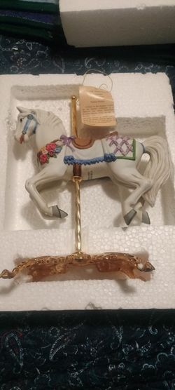 Lefton Great American Spirit Carousel Collection horse