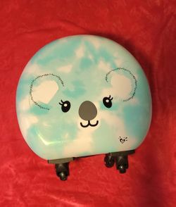 Justice Koala hard shell rolling suitcase luggage

