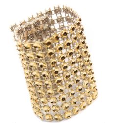 Gold napkin and sash ring
