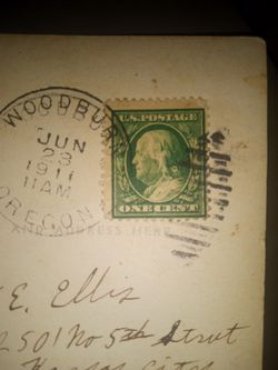 Benjamin Franklin Rare One Cent Stamp