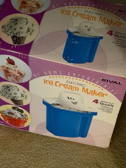 Ice cream maker: 4 quart
