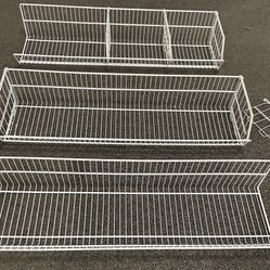Wire Baskets/Displays With Or Without Dividers
