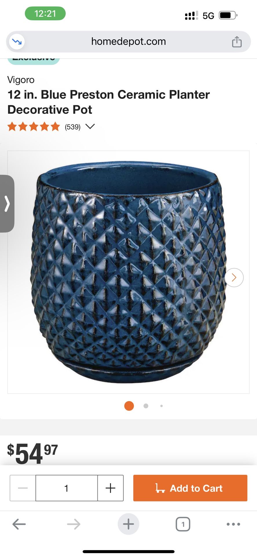 Ceramic Pot Like New