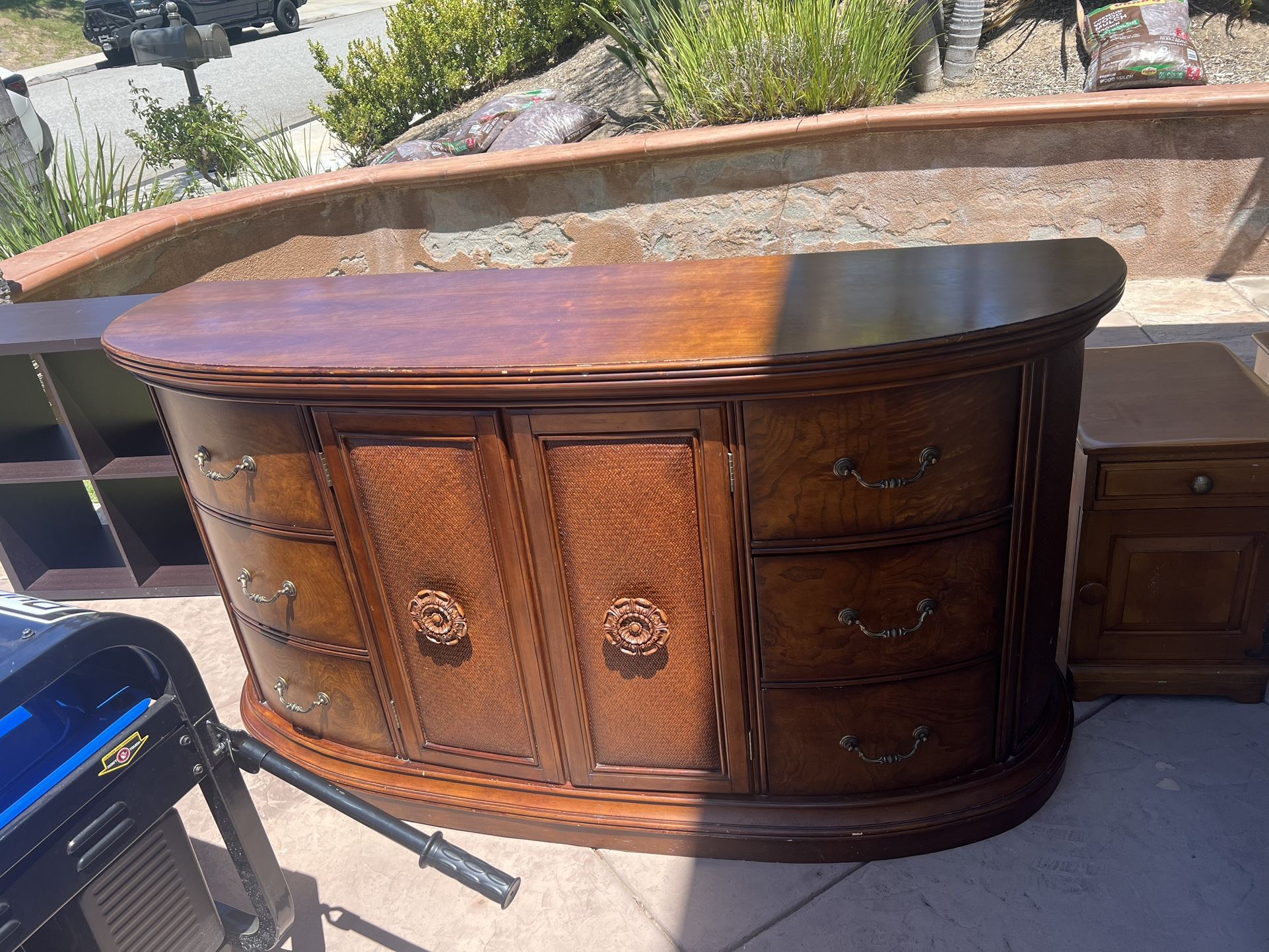 Antique Buffet Table