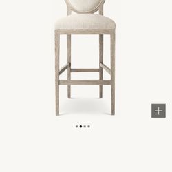 *** RH  FRENCH TWO BAR STOOLS***