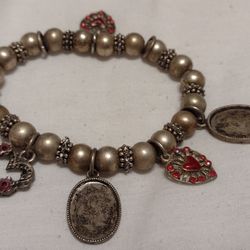 Beaded Charm Bracelet