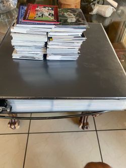 Football cards album and lot