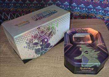 Pokémon Card Lot - Holographs, Rares, Tin & Bulk Storage Box