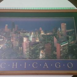Chicago picture in frame