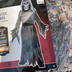 Ghastly Ghoul Costume Kids Large