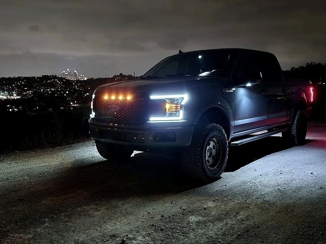 2019 F150 AlphaRex Pro Black Headlights