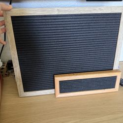 Message Boards With Letters Decor