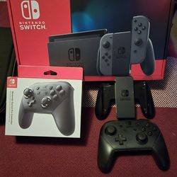 Nintendo Switch  V2 Gray Color