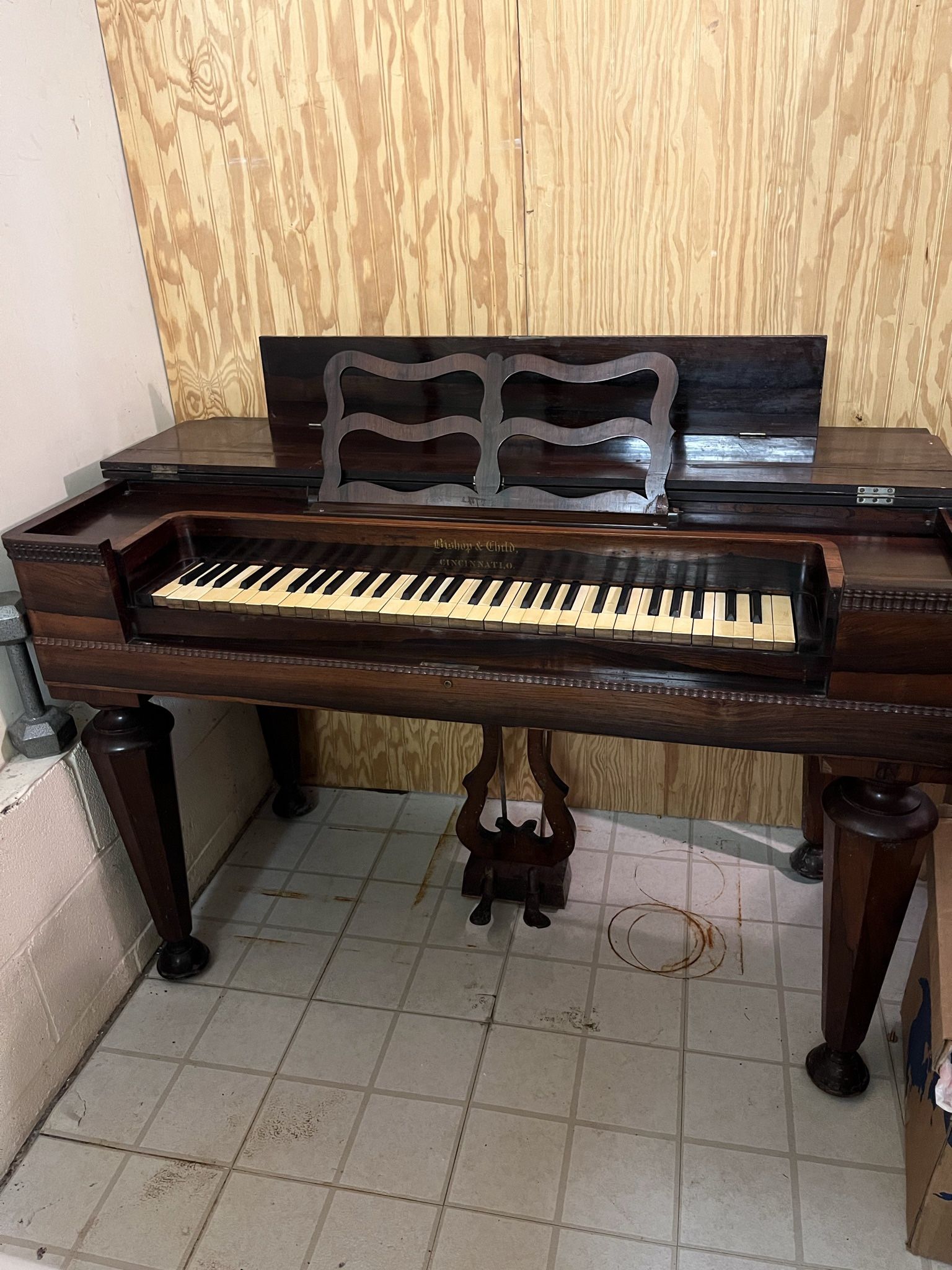 1850s Walnut Melodian
