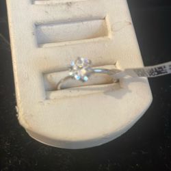 Size 8 Moissanite Ring 
