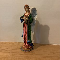 Victorian Angel Made By Gantz Colorful 12“ X 4 1/2“ L7