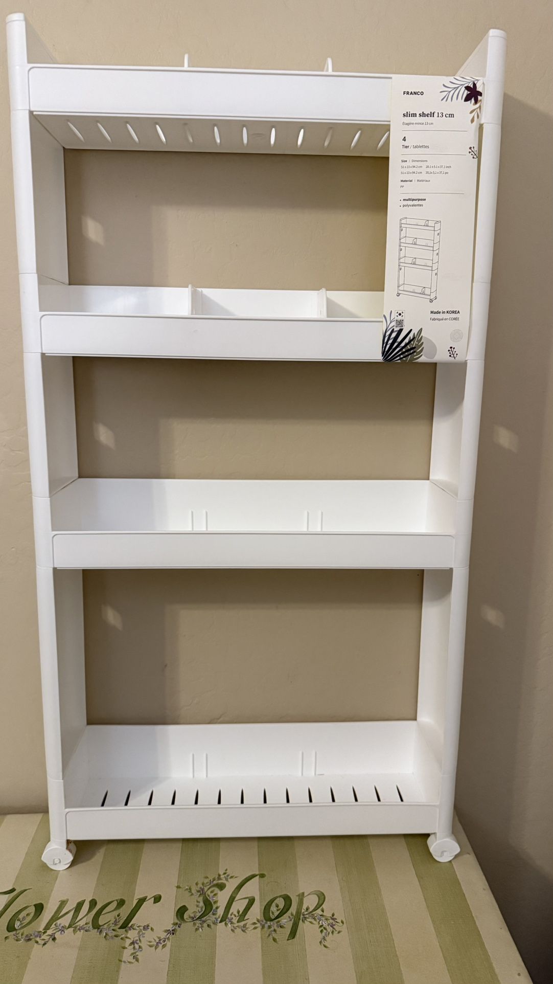 New Slim Portable Extra Storage Shelf