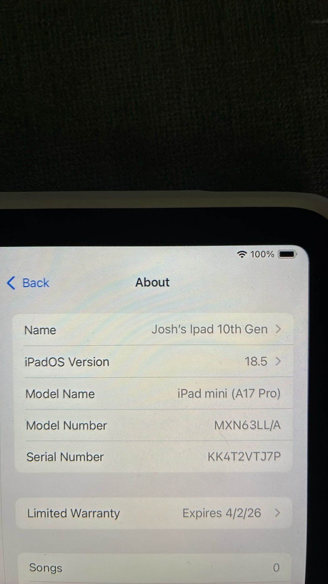 iPad Mini A17 Pro