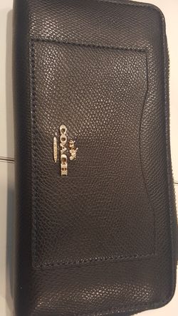 Coach wallet navy blue