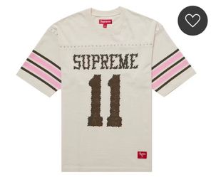 Supreme studded s/s football tan Size Large