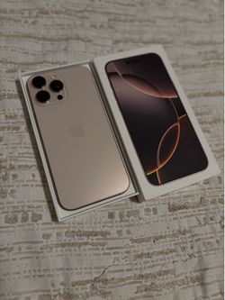 iPhone 16 Pro Max desert titanium 512 GB factory unlocked