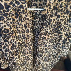 Cheetah Shirt Size 2X Used