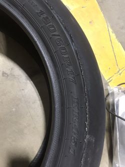 Dunlop Racing Slick Tires. One Heat Cycle