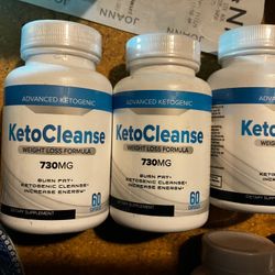 3 Unopened Bottles Of Ketocleanse 