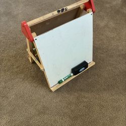 Chalkboard And Whiteboard Easel