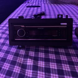 Kenwood sterio with 6 1/2 in. Kicker speakers