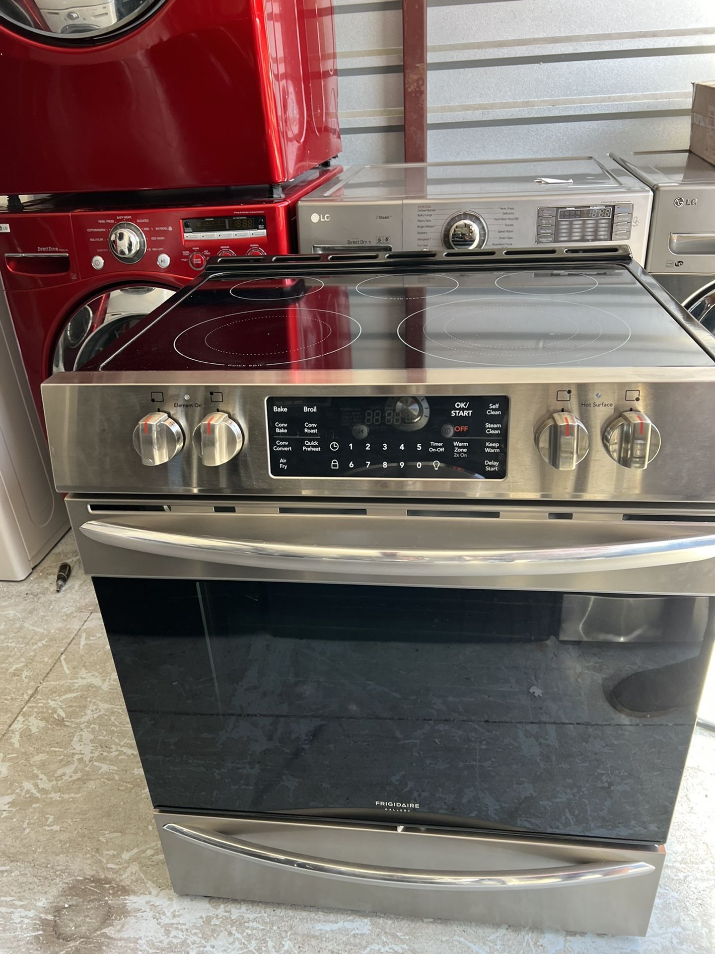 Frigidaire Glass Stove Electric