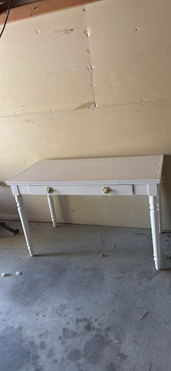 White desk