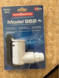 Low voltage, condensation overflow shut off switch
