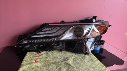 2021-2024 TOYOTA CAMRY LEFT DRIVER SIDE HEADLIGHT BLACK FULL TRIPLE LED OEM
