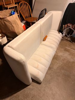White Ottoman Couch