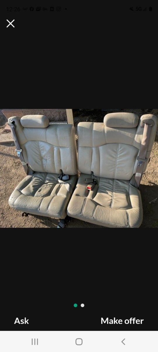 third row of seats