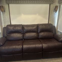 Brown Recliner Couch 80 Inches 