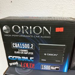 Orion 1500 watts 2-channel