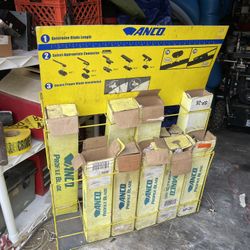Anco Windshield Wiper Blade Display With Blades