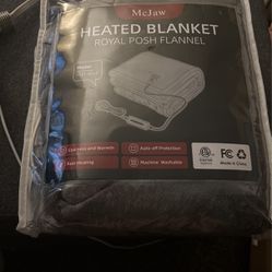 Heated Blanket, Royal Posh Flannel