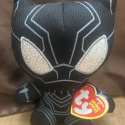 Ty Marvel Black Panther Plush 