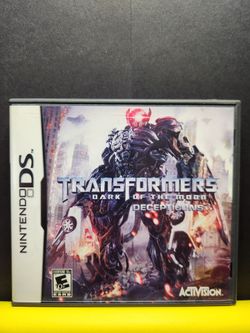 NINTENDO DS TRANSFORMERS DARK OF THE MOON