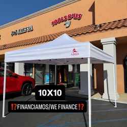 SUNRAIN 10X10 Heavy Duty Canopy(WHITE)**(FINANCIAMOS/WE FINANCE)**