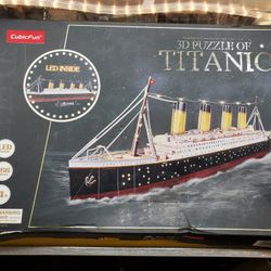 CubicFun 3D Puzzle Adults RMS Titanic Ship Toy Model Kit 266 Pcs Building Gift