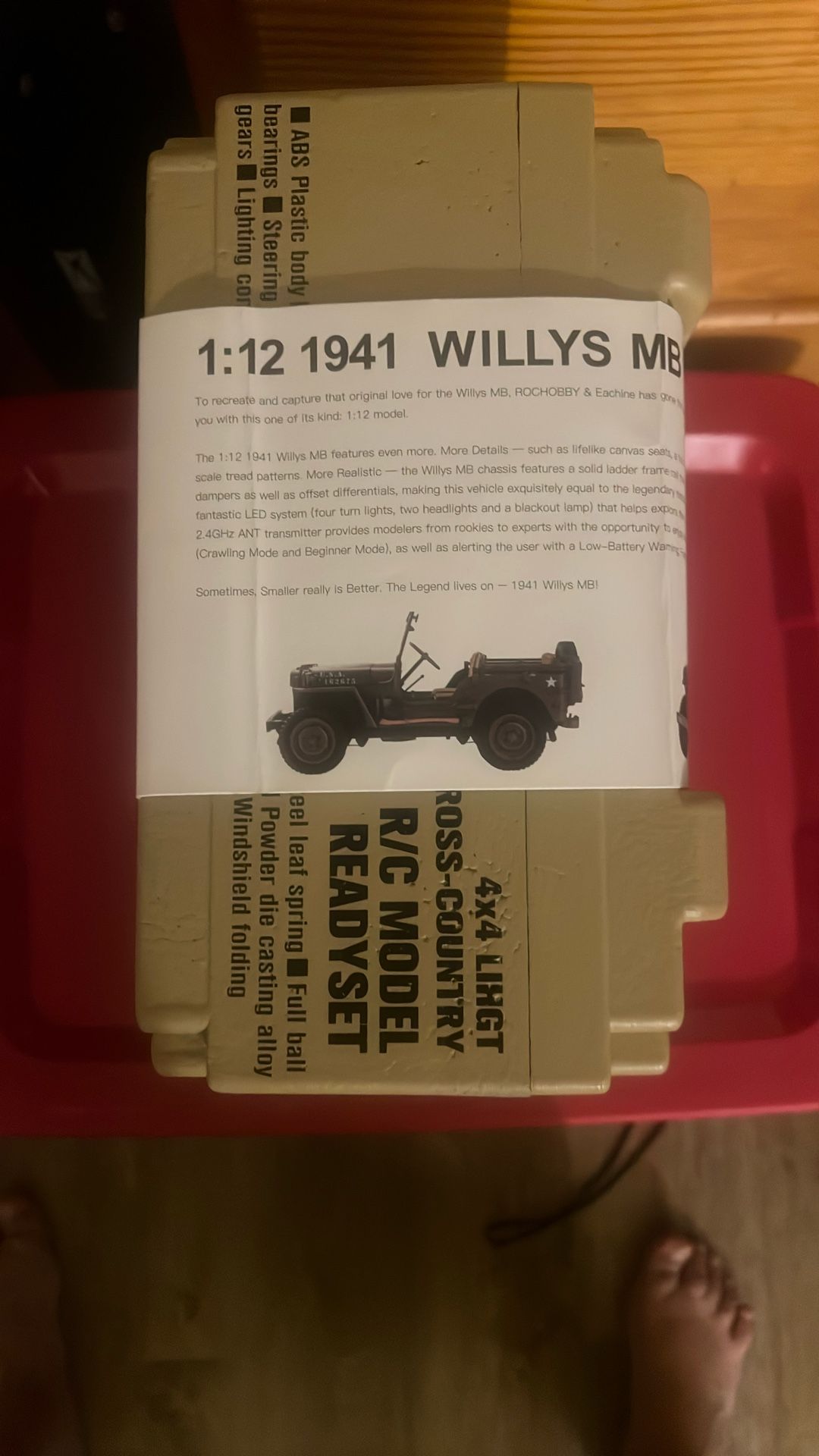 Willys 1:12 Scale  1941 Jeep Mb USA ARMY.