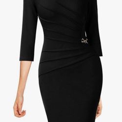 Black Cocktail Dress - Size L